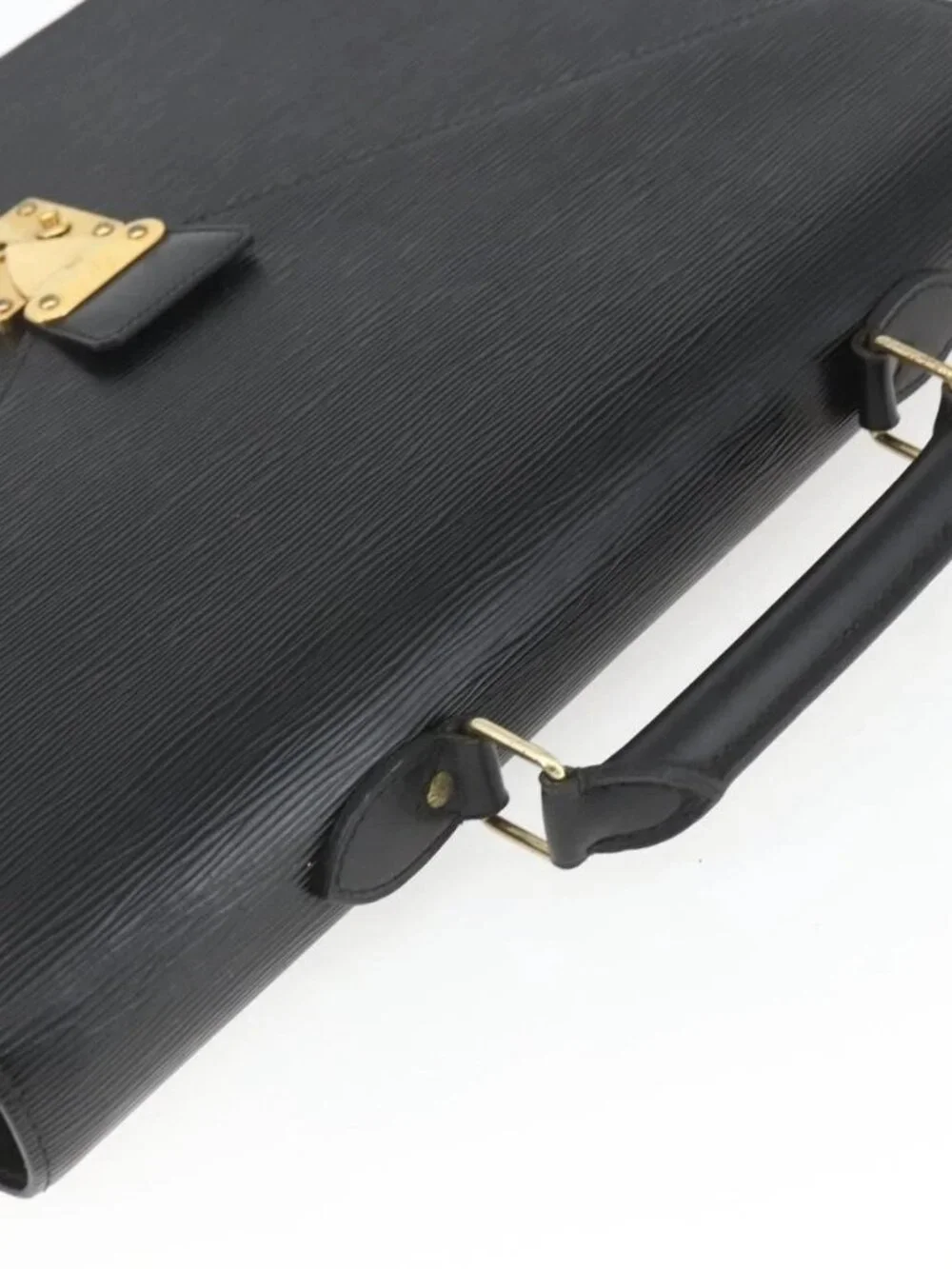 LOUIS VUITTON Epi Serviette Conseiller Business Bag Black